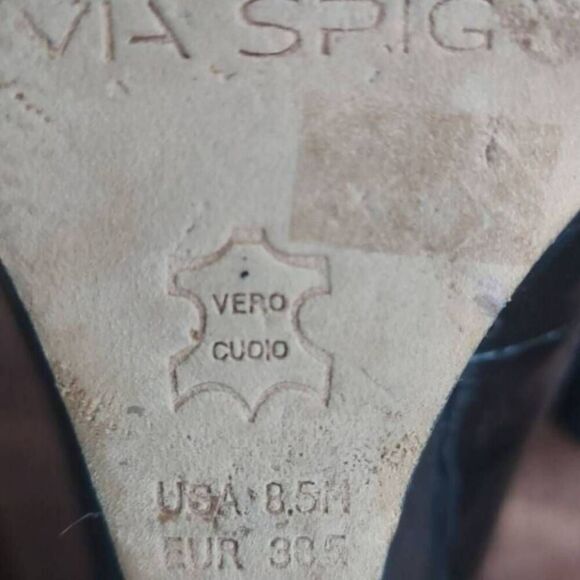 Via Spiga Foster Patent Leather Wedge Shoe size 8.5 - Picture 6 of 8